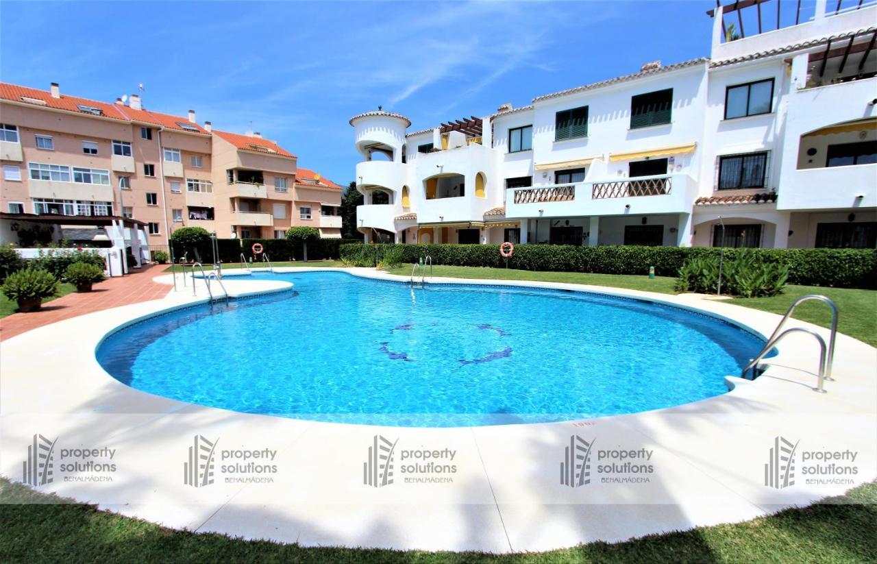 Pueblo Del Parque 3 - Terraza Soleada Con Jardin - Piscina Y Playa - Urbanizacion Tranquila Lägenhet Benalmádena Exteriör bild