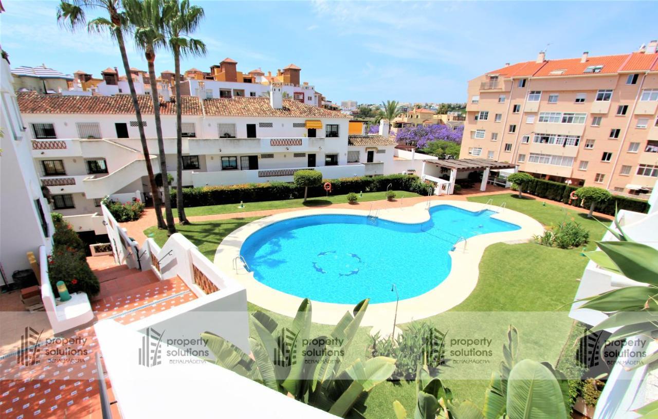 Pueblo Del Parque 3 - Terraza Soleada Con Jardin - Piscina Y Playa - Urbanizacion Tranquila Lägenhet Benalmádena Exteriör bild