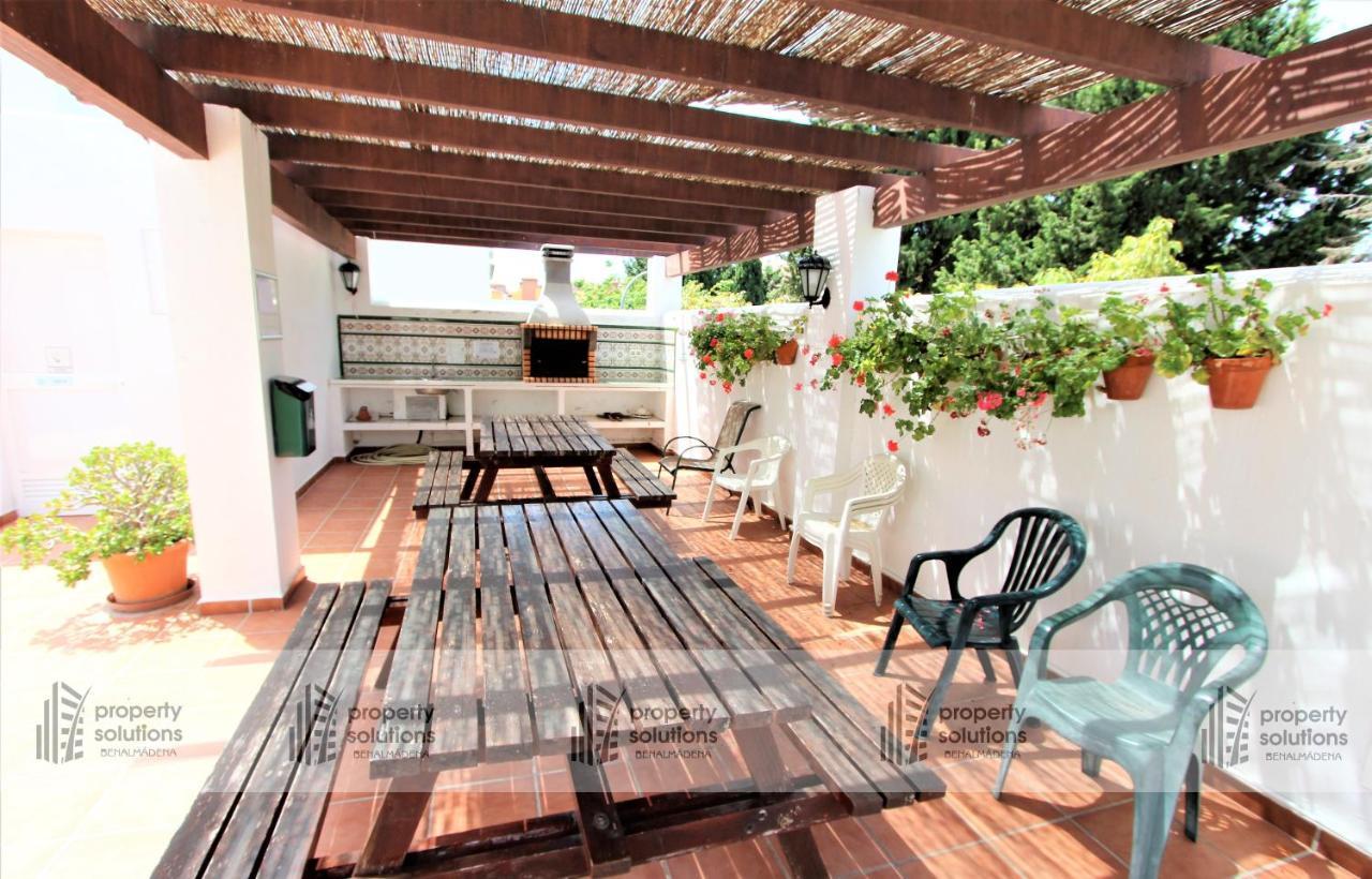 Pueblo Del Parque 3 - Terraza Soleada Con Jardin - Piscina Y Playa - Urbanizacion Tranquila Lägenhet Benalmádena Exteriör bild